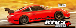 HPI Nitro RS4 3 EVO+ Porsсhe 911 GT3 1:10 шоссе 4WD нитро 2.4ГГц красный RTR [HPI105942]